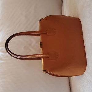 VINTAGE Tan Leather Purse